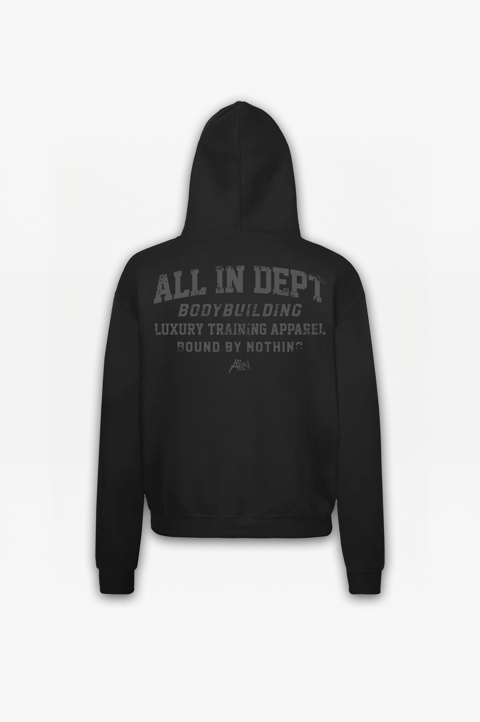 All In Dept Pullover Hoodie Blackout