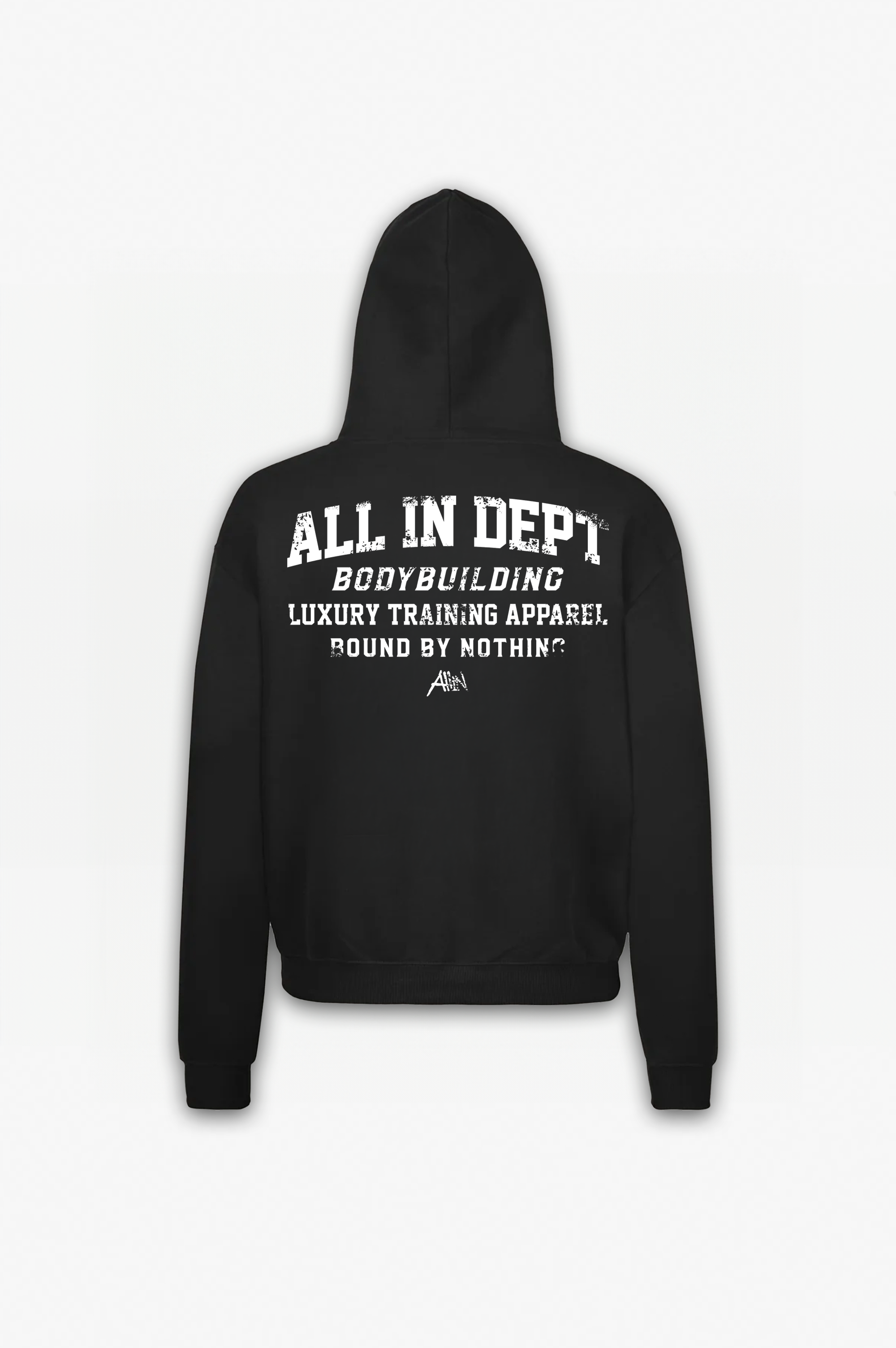 All In Dept Pullover Hoodie Black