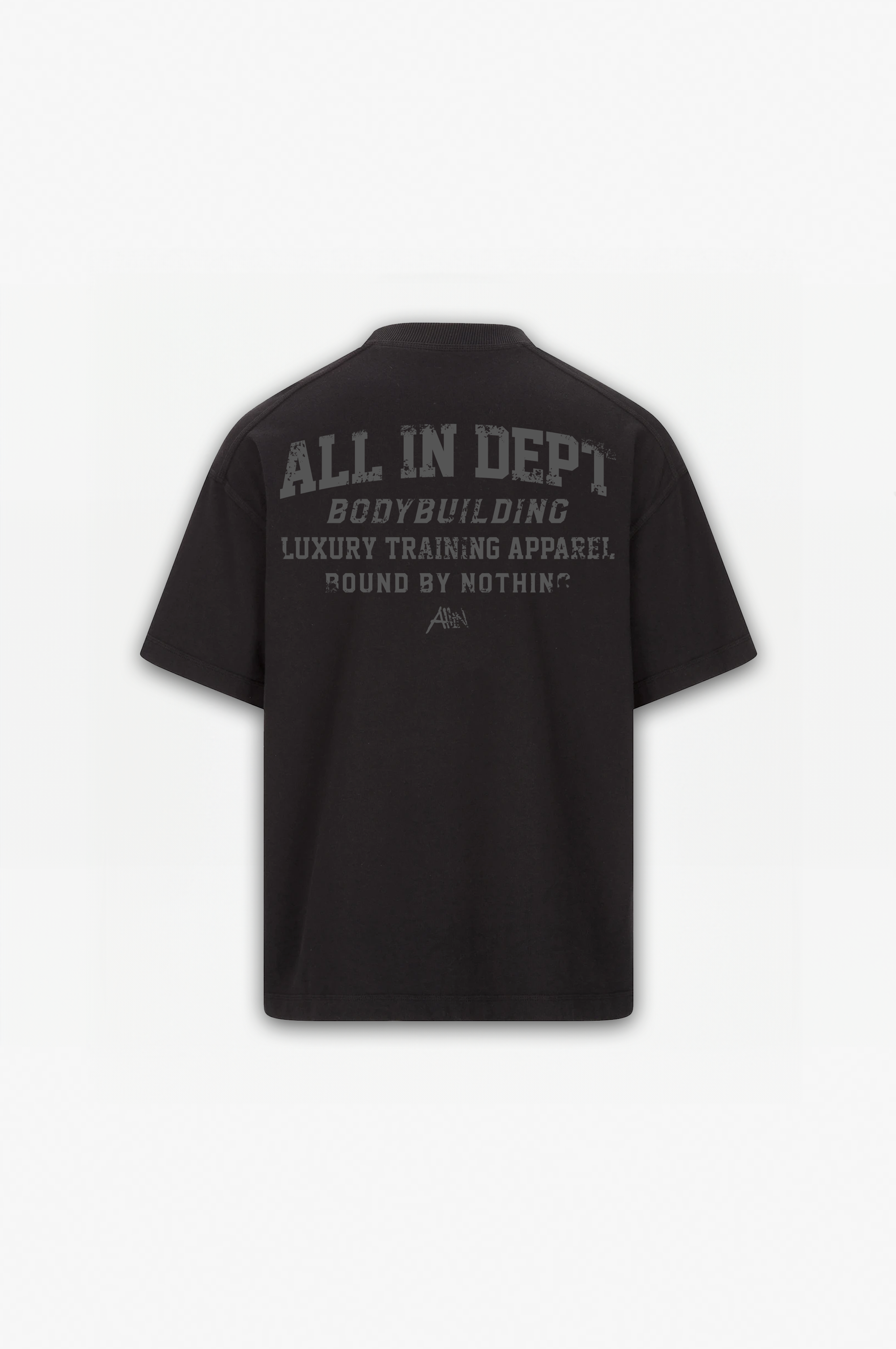 All In Dept Heavyweight T-Shirt Blackout