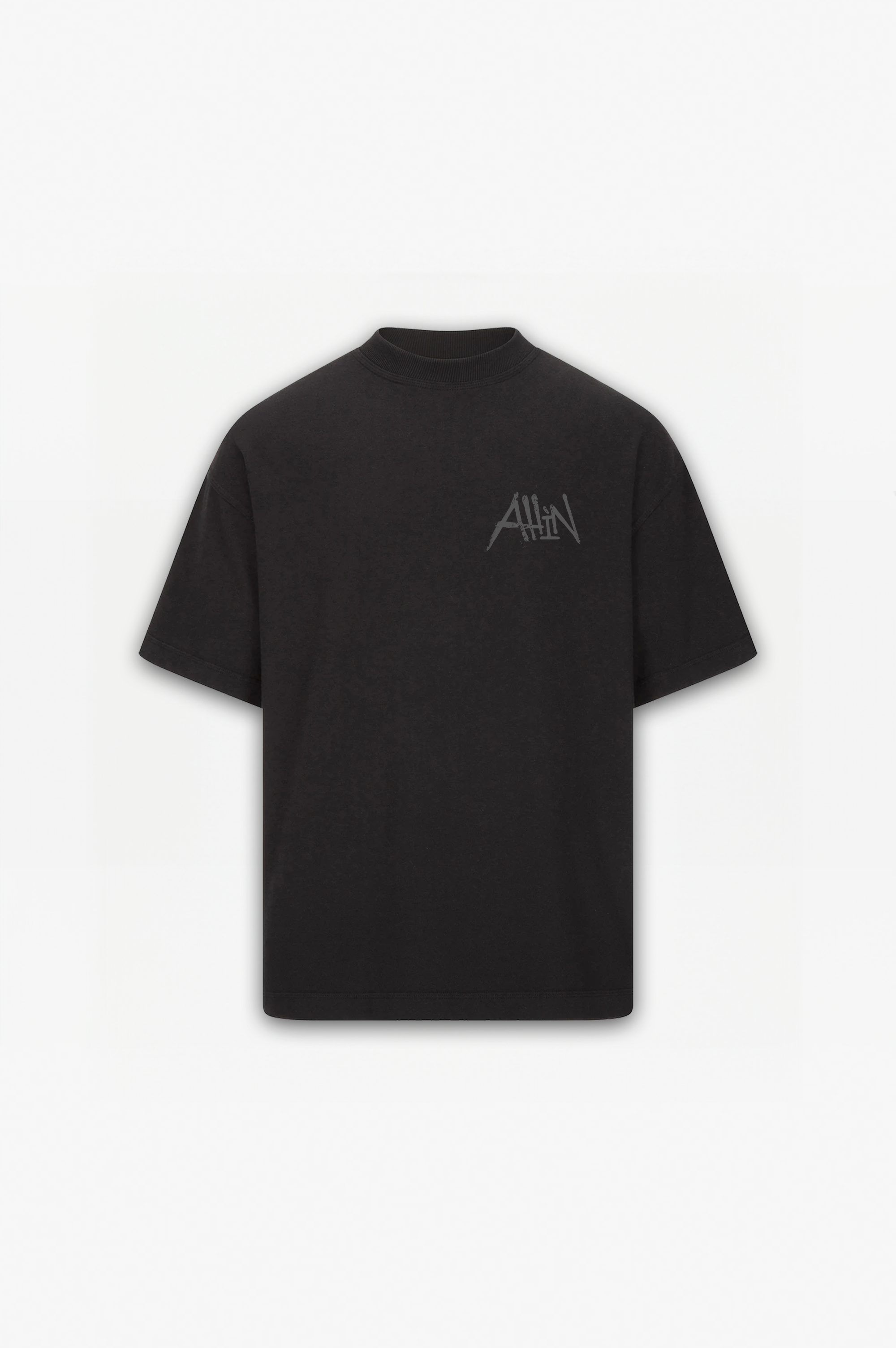 All In Dept Heavyweight T-Shirt Blackout