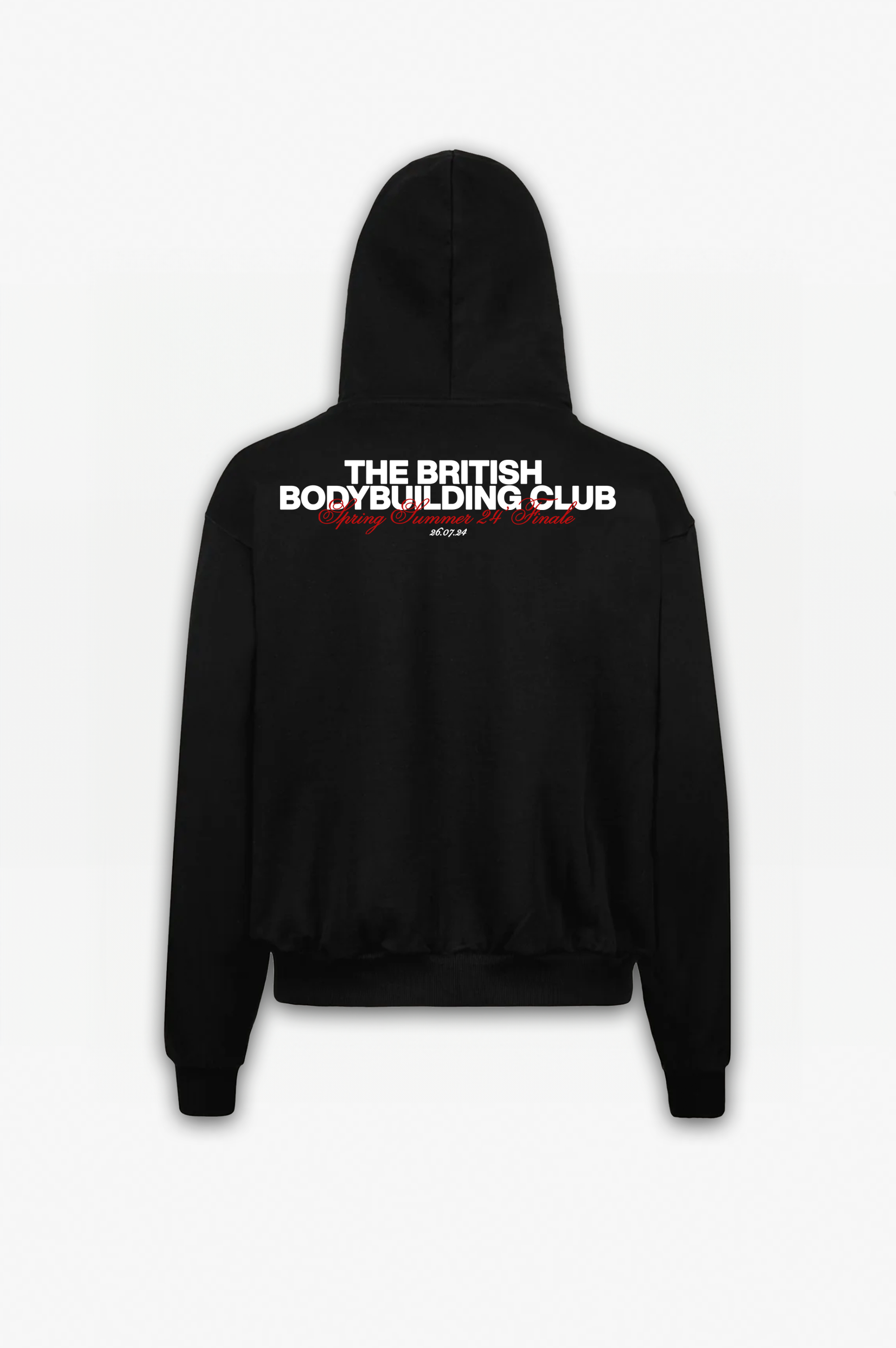 British Bodybuilding Club Zip Hoodie Black