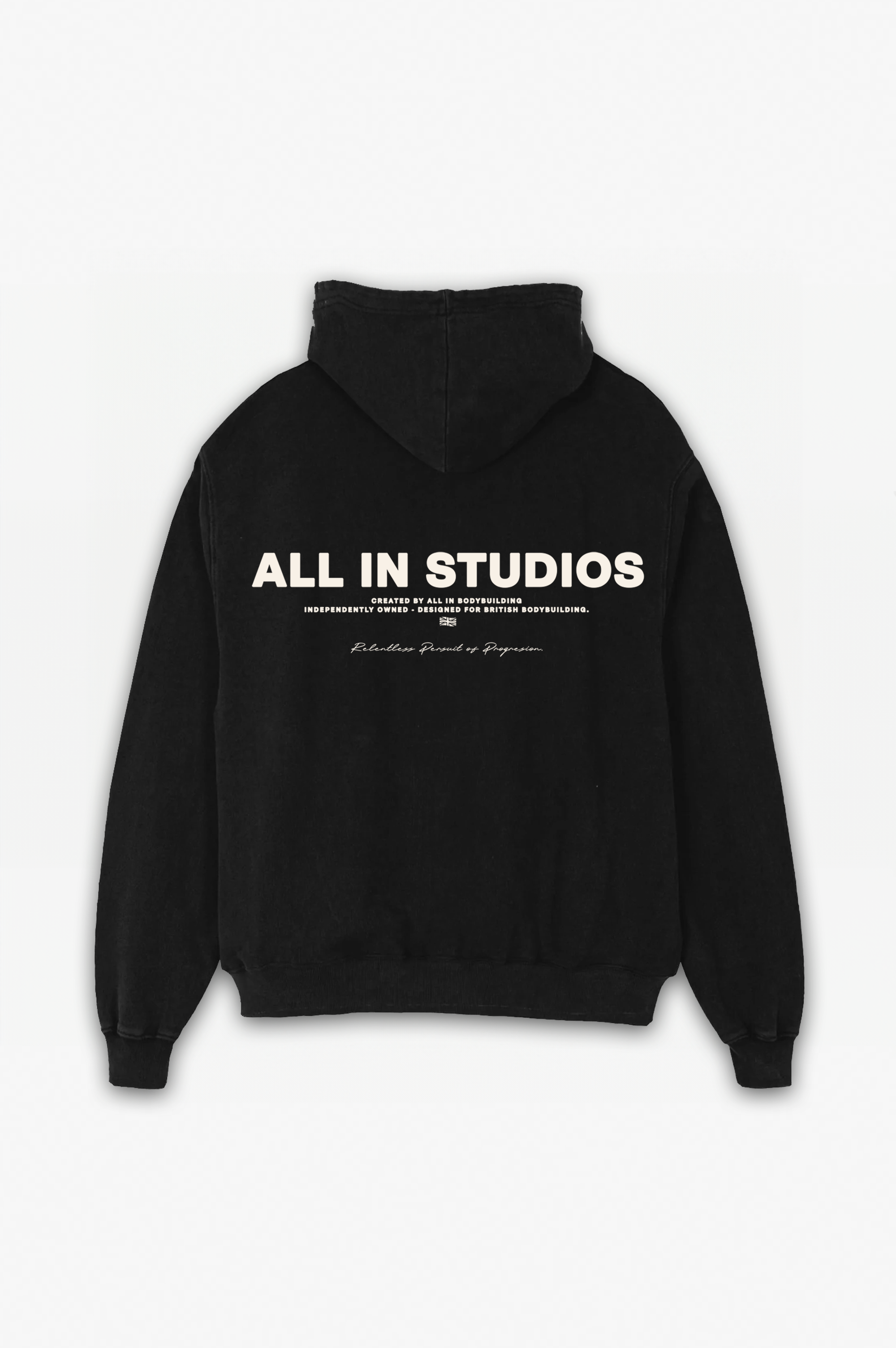 All In Studios Zip Hoodie Black