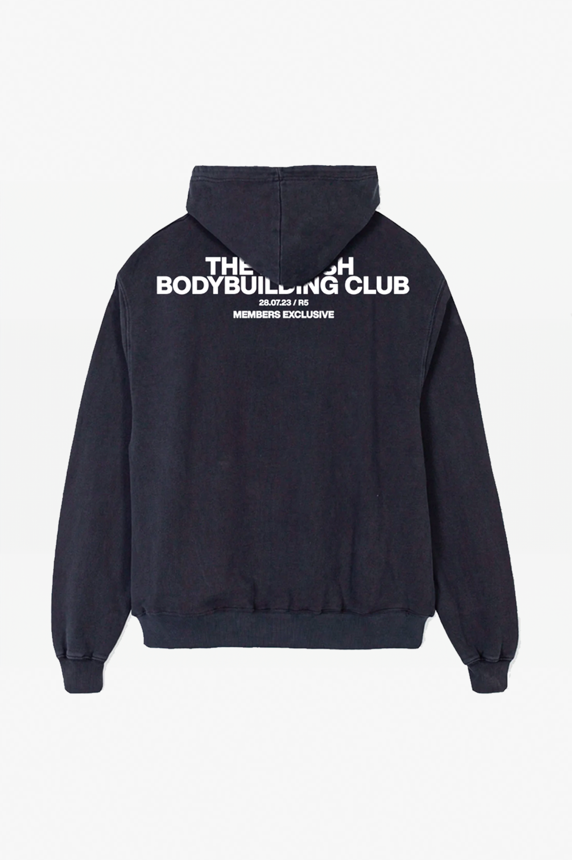 The British Bodybuilding Club V2 Zip Hoodie Vintage Black