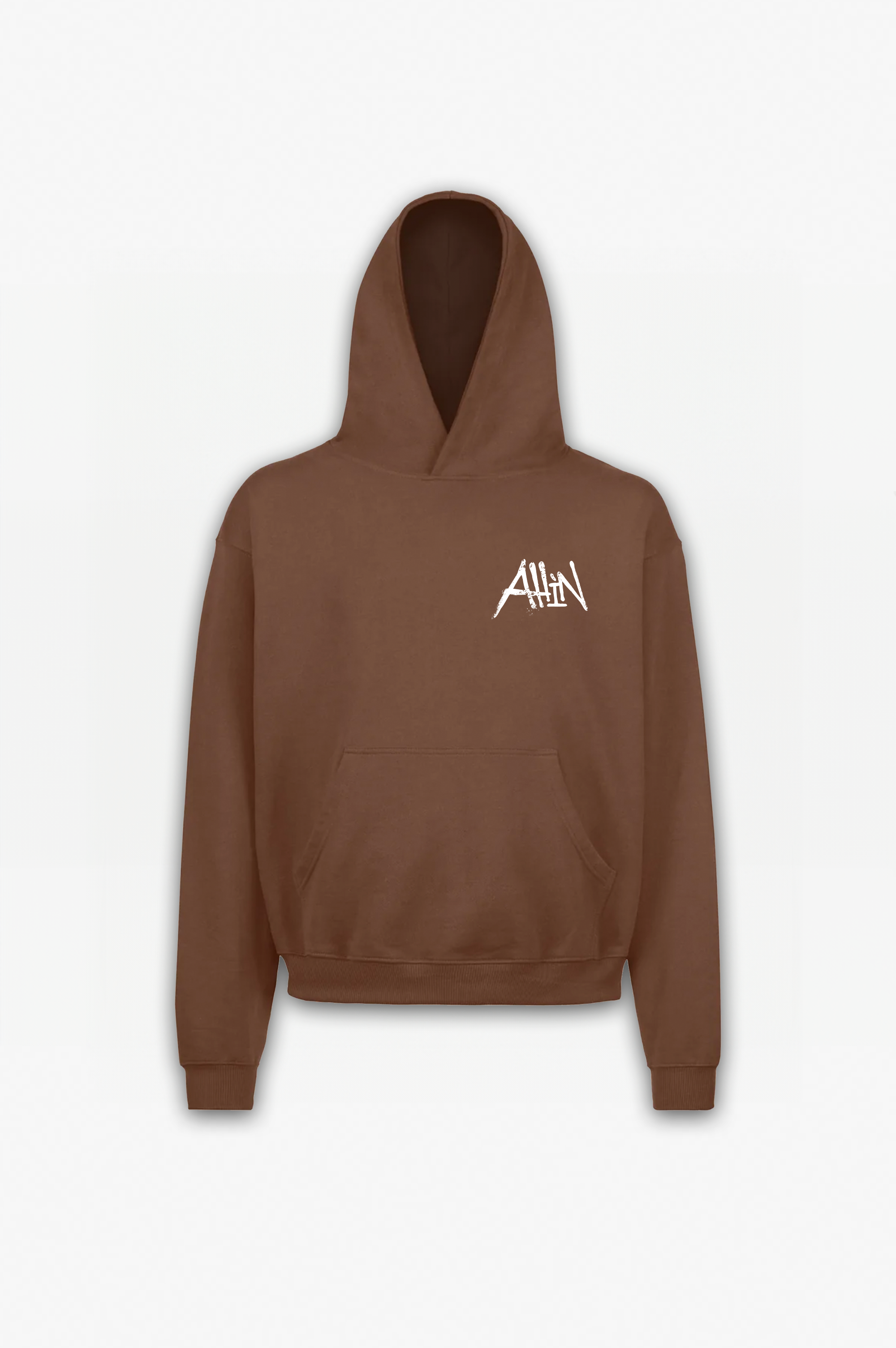 All In Dept Pullover Hoodie Brown