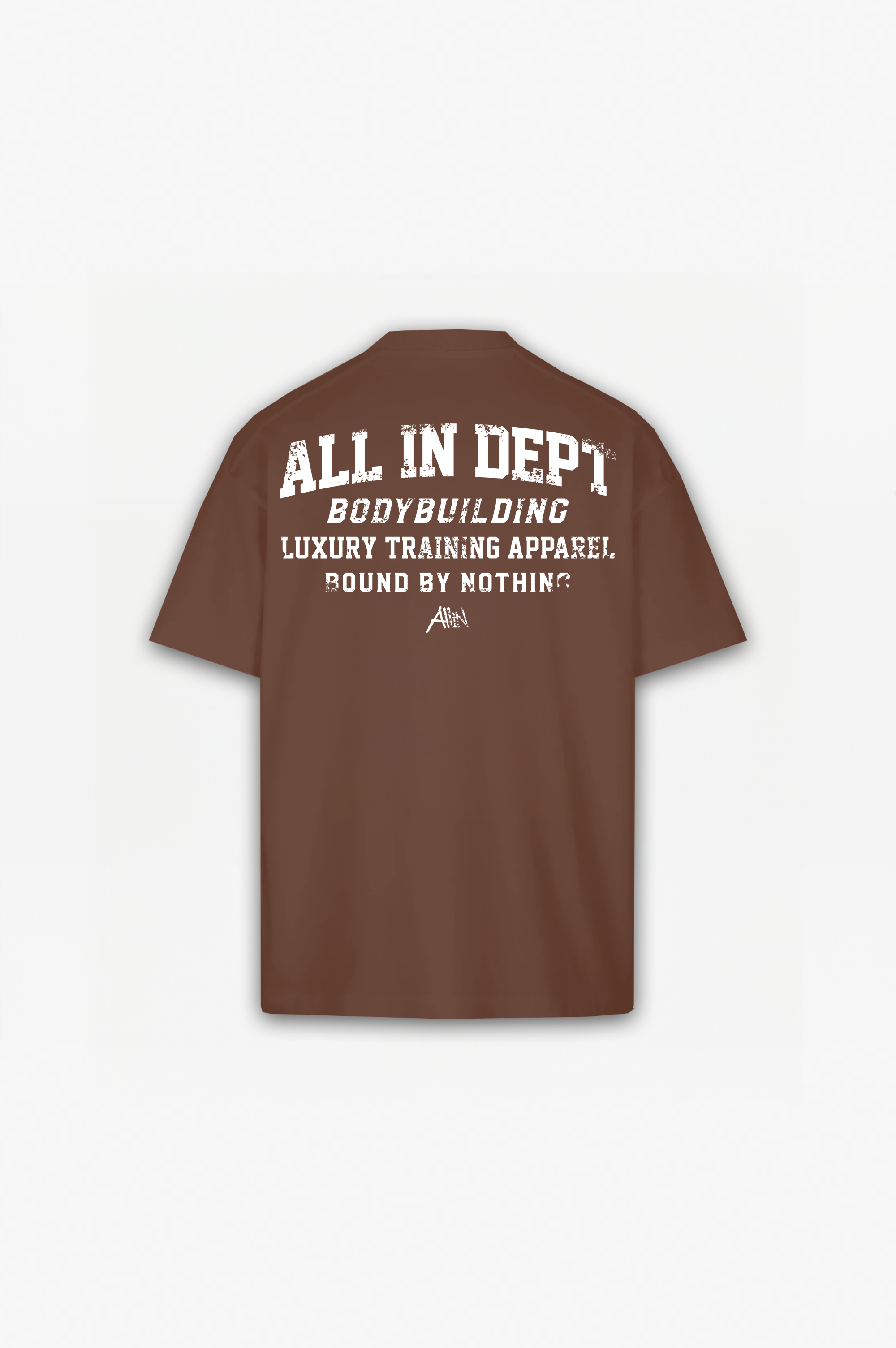 All In Dept Heavyweight T-Shirt Brown