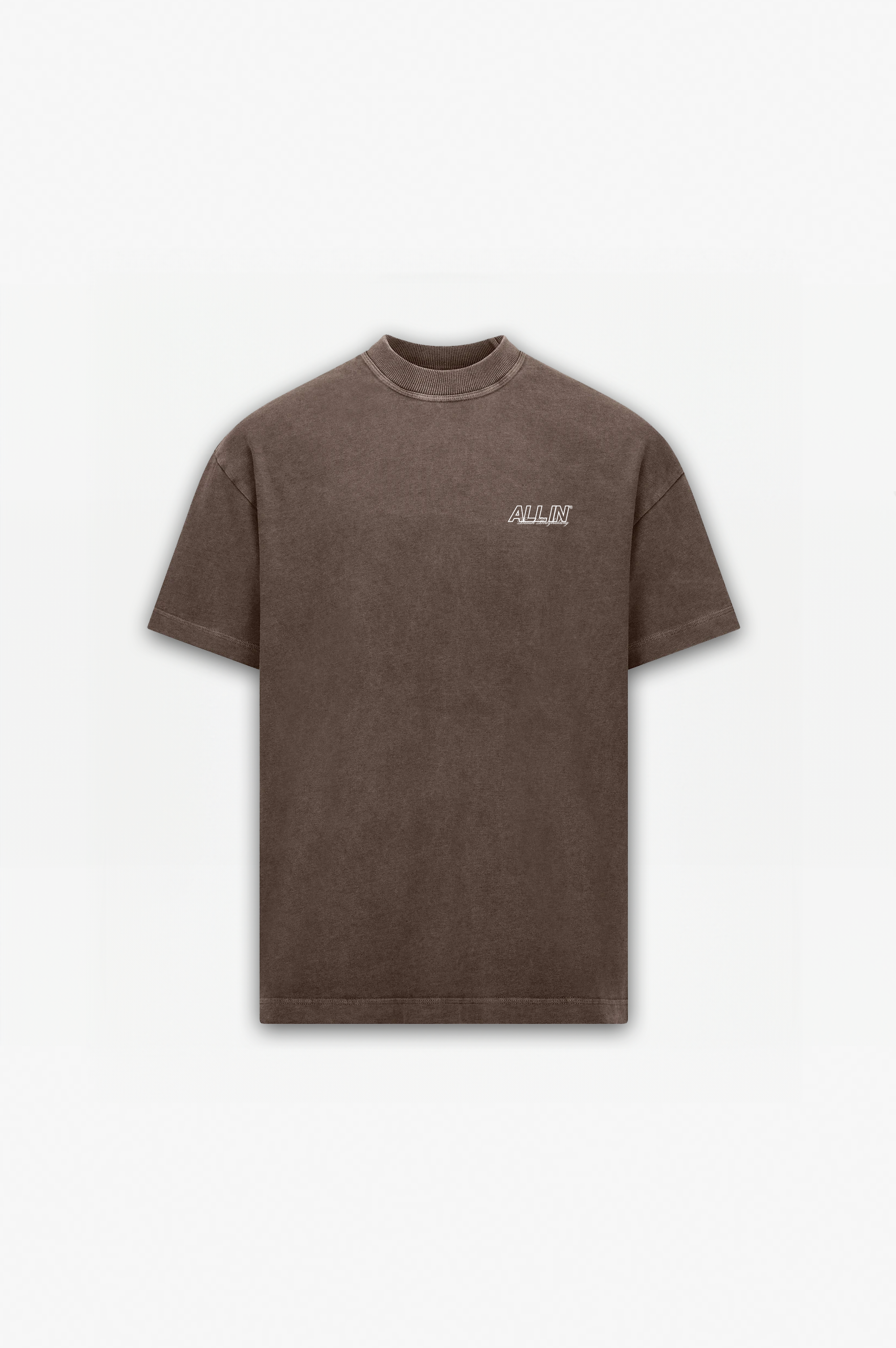 On The Rise Washed Brown T-Shirt