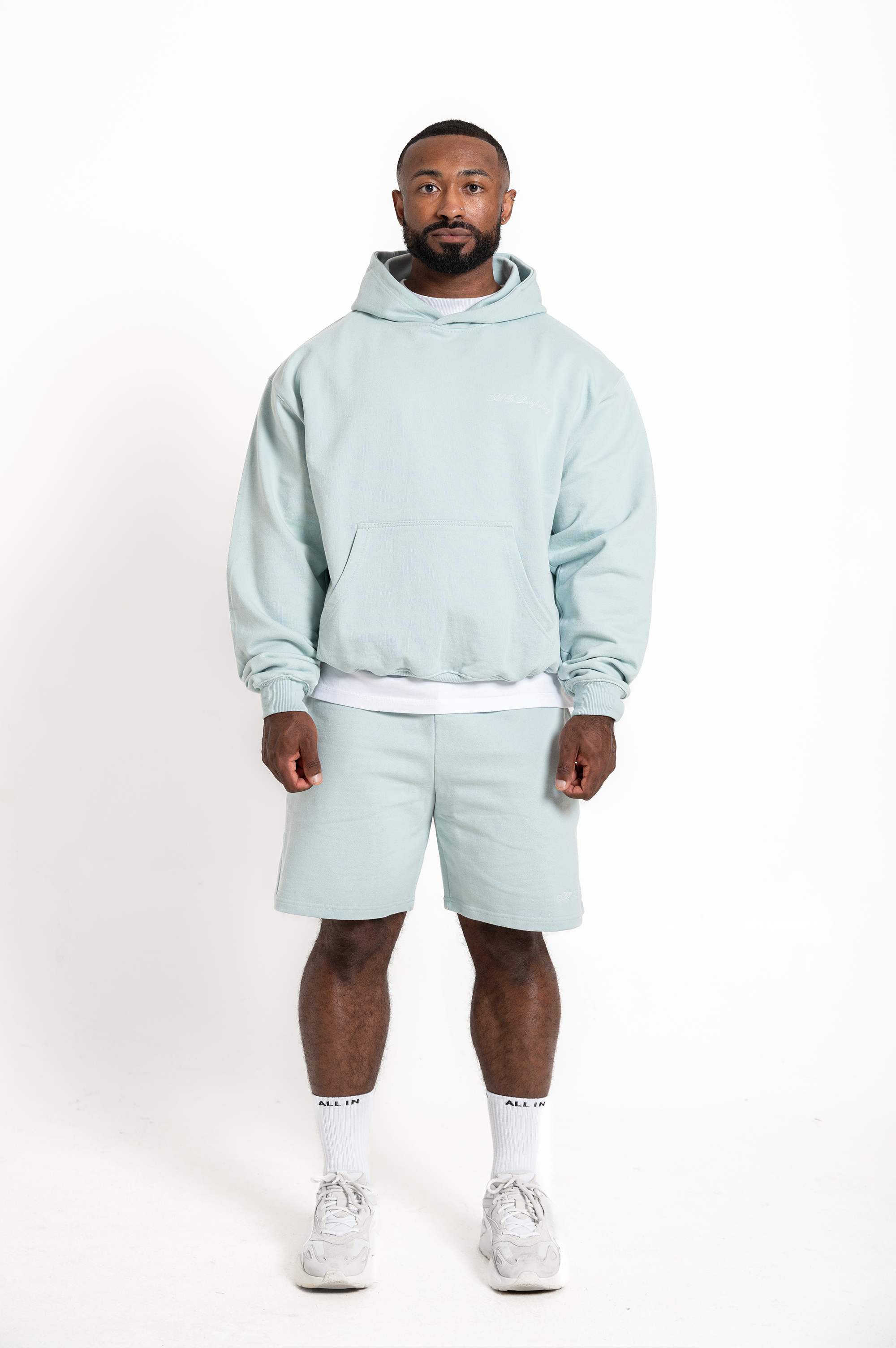 All In Essentials Jersey Short Powder Blue