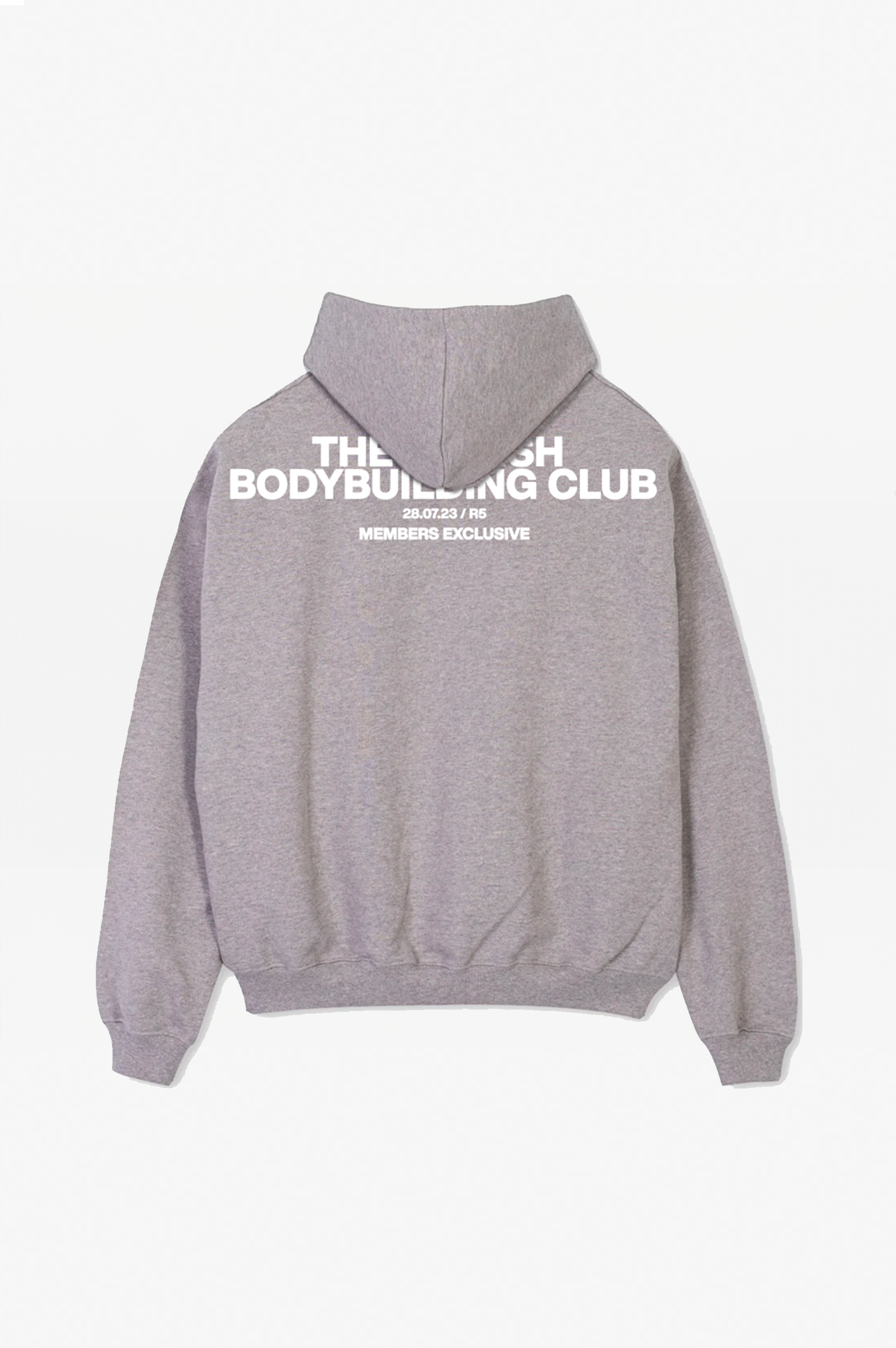 The British Bodybuilding Club V2 Pullover Hoodie Grey