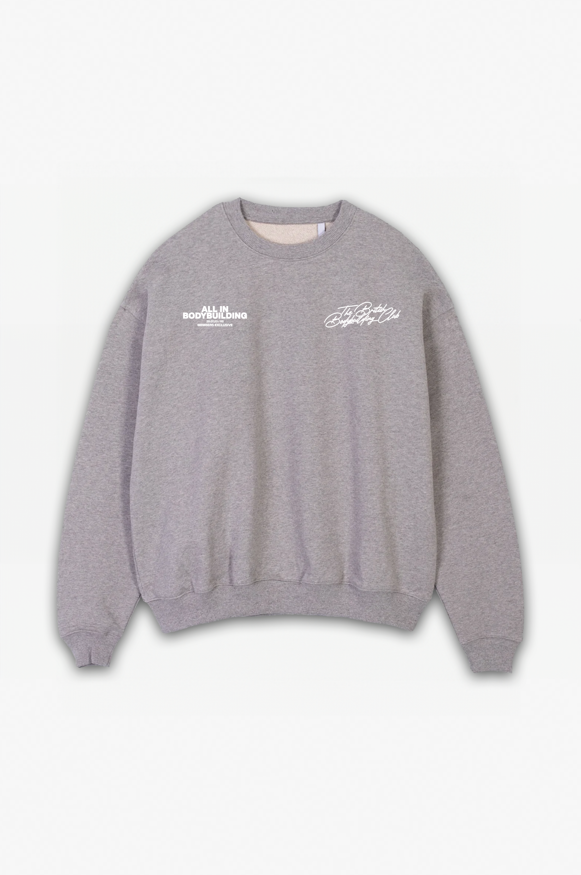 The British Bodybuilding Club V2 Sweatshirt Grey