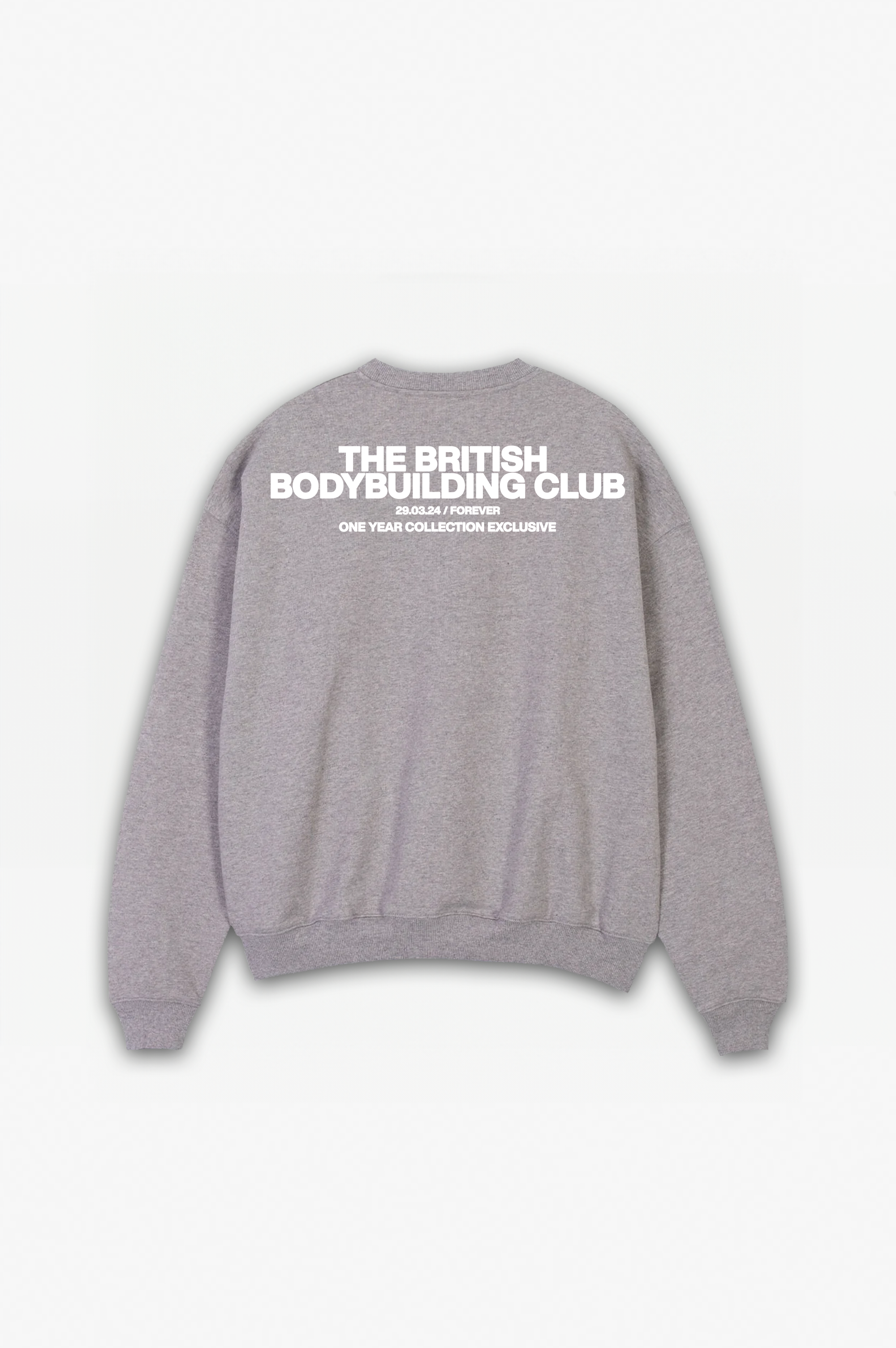 One Year: British Bodybuilding Club Sweatshirt Grey