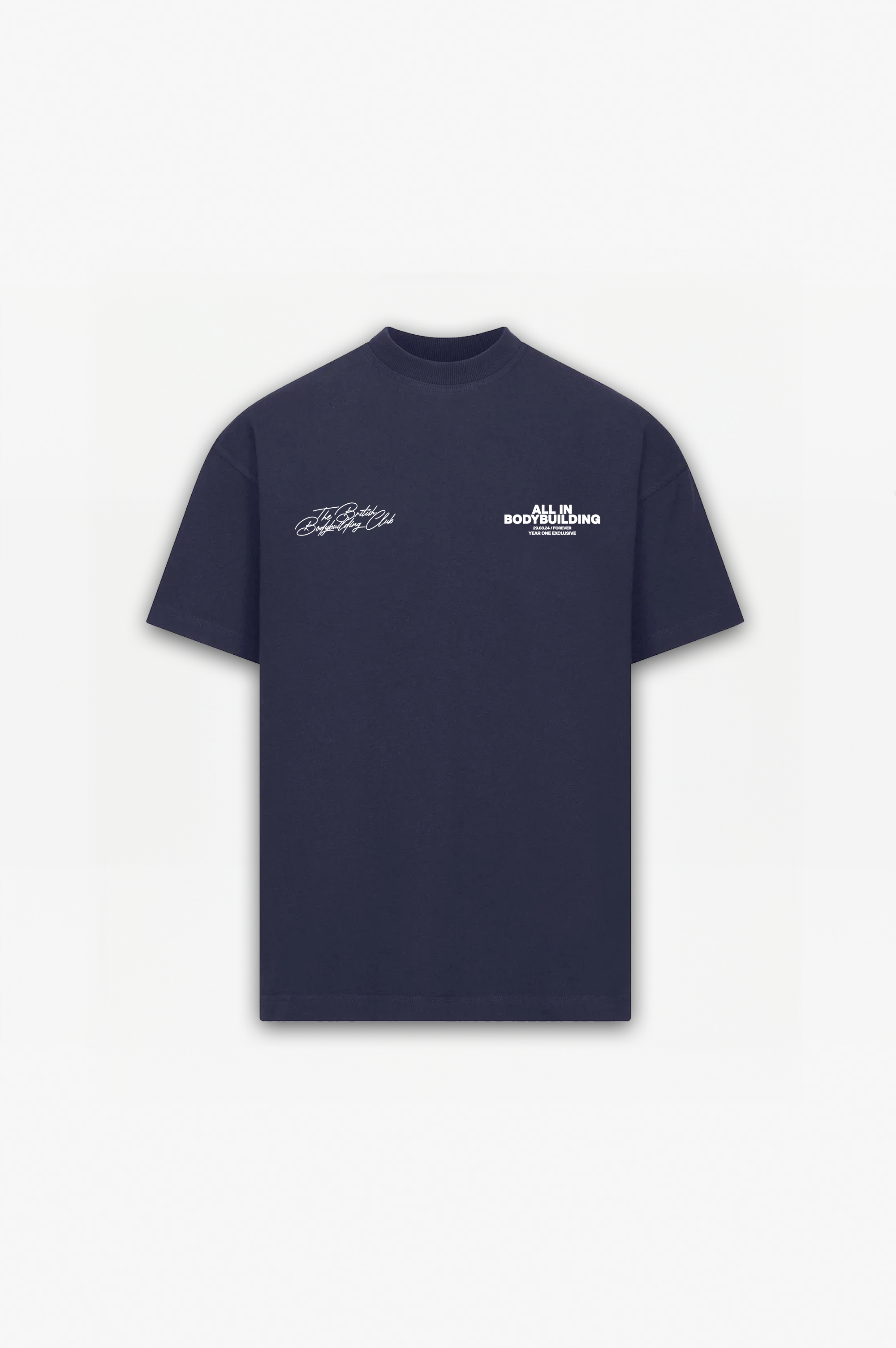 One Year: British Bodybuilding Club T-Shirt Navy