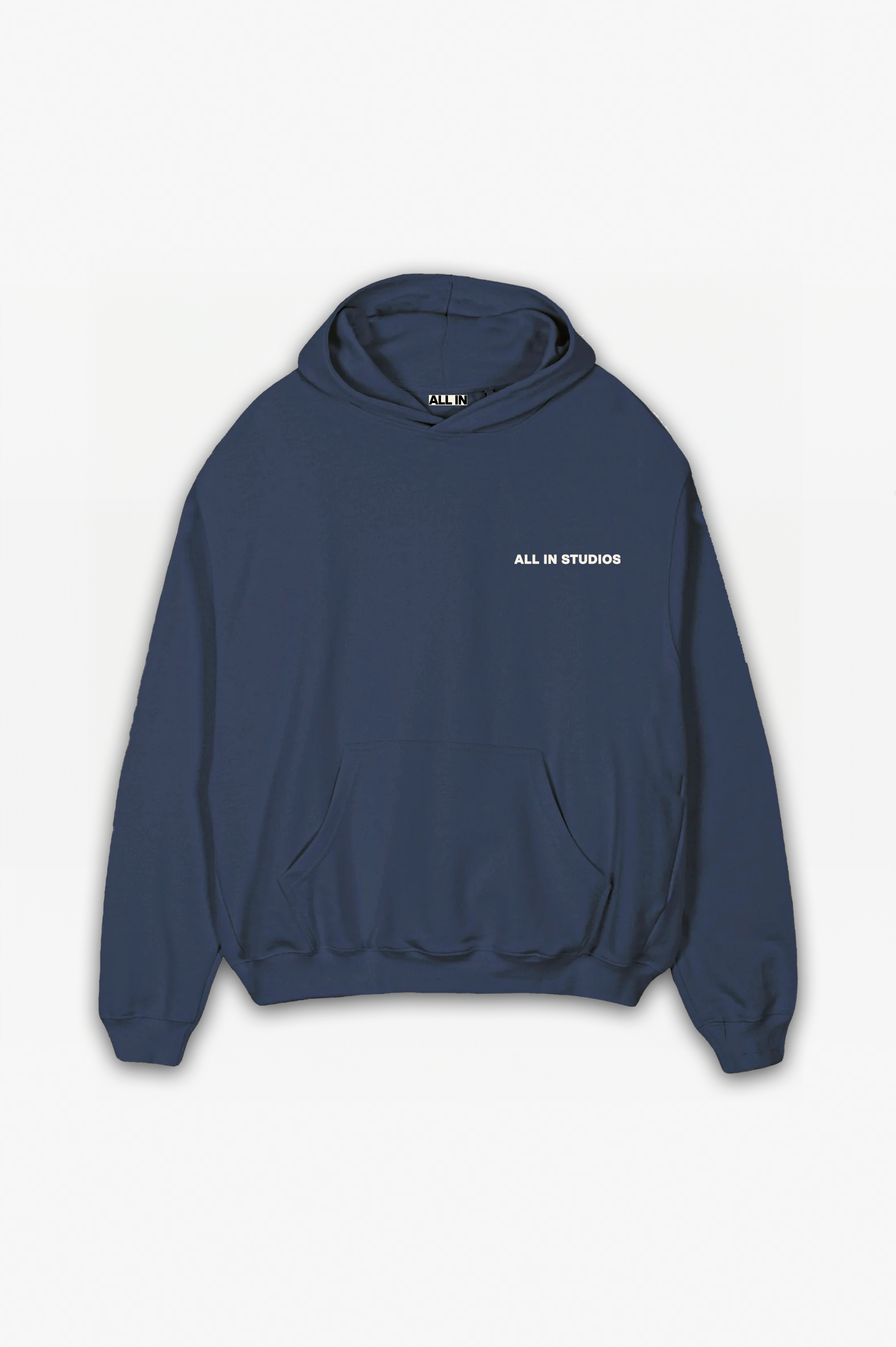 All In Studios Pullover Hoodie Muted Navy