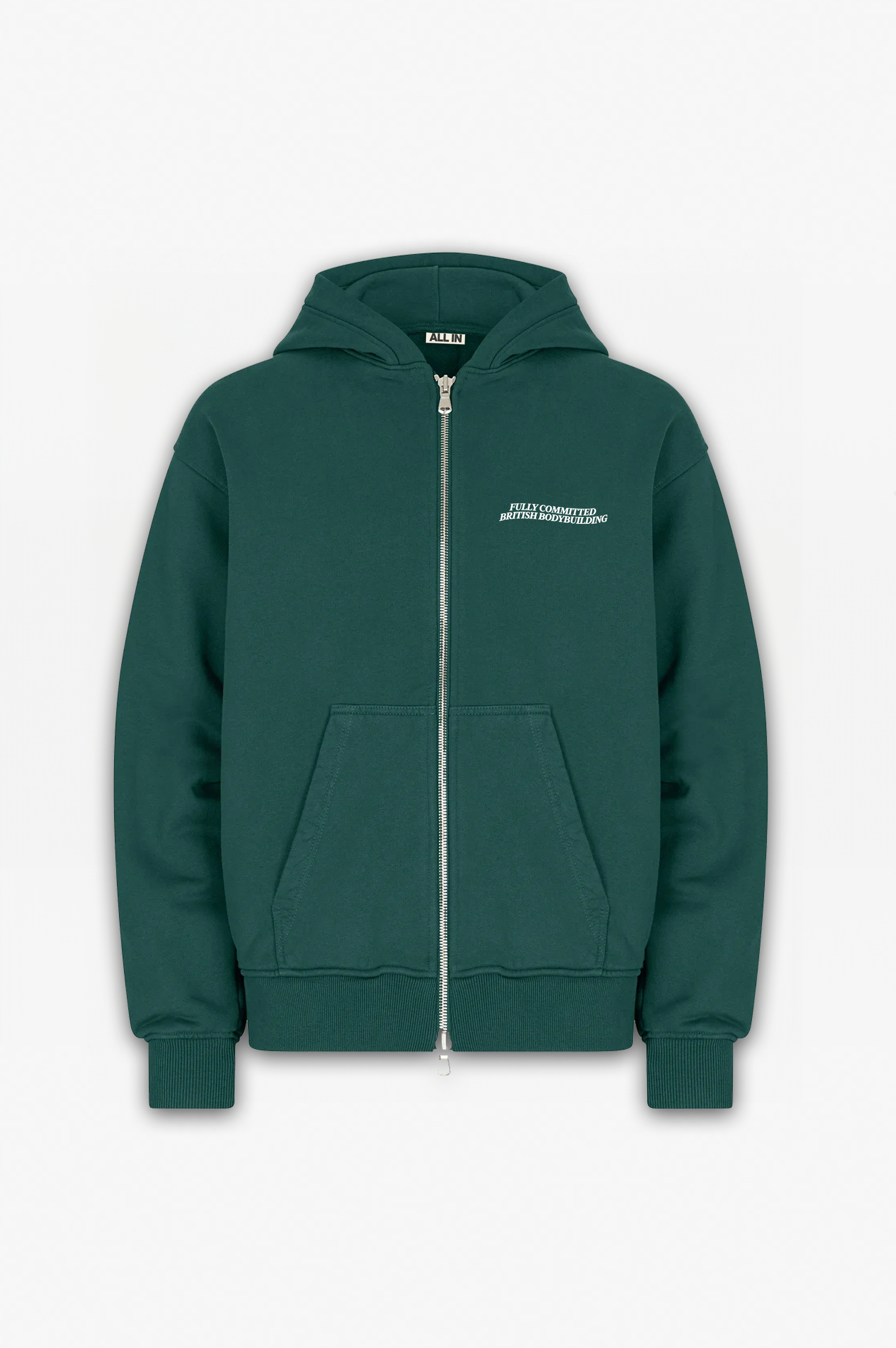 Fully Committed V2 Premium Hoodie Forest Green