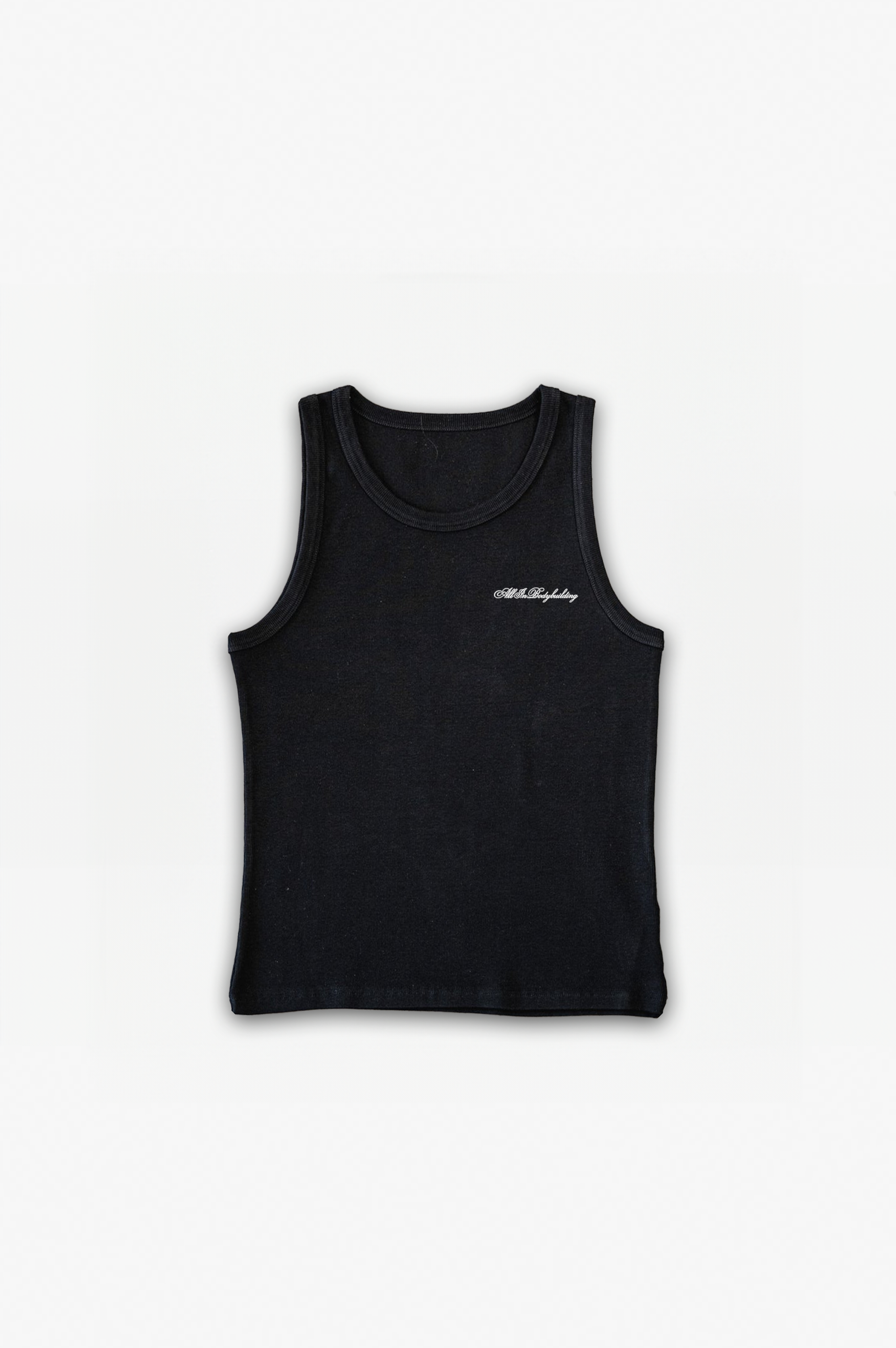 Essentials Ribbed Tank Top Black