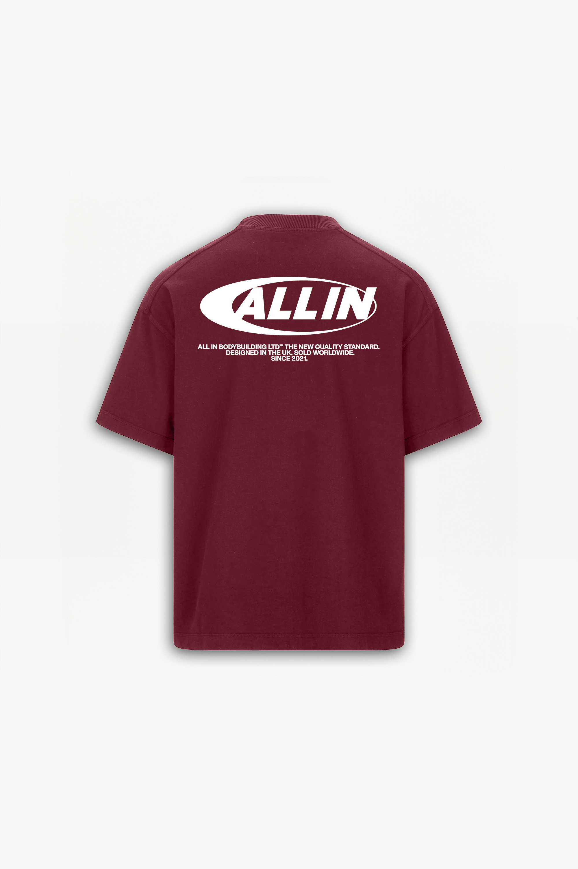 NQS Deep Red Lightweight Tee