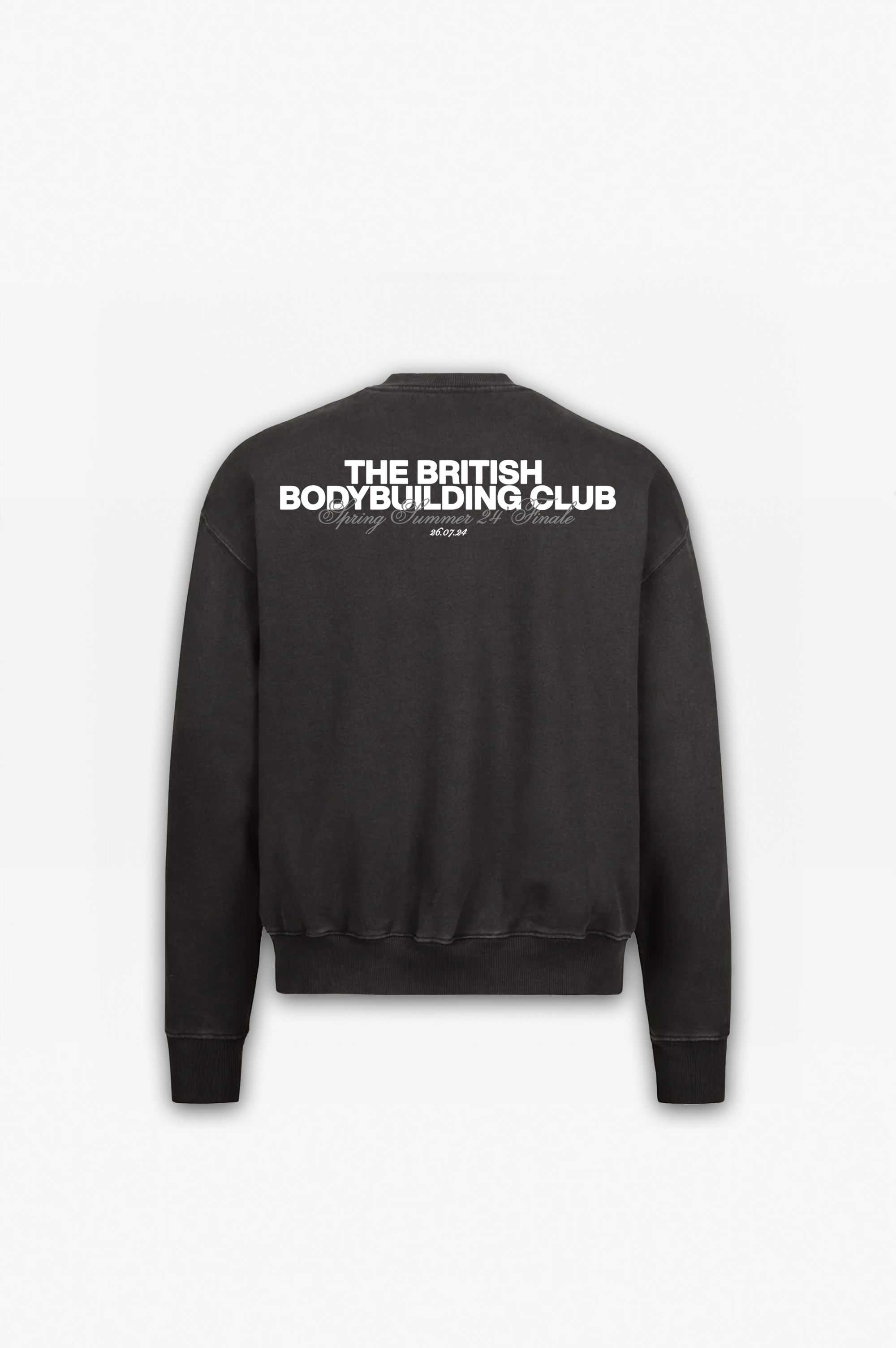 British Bodybuilding Club Vintage Black Sweatshirt