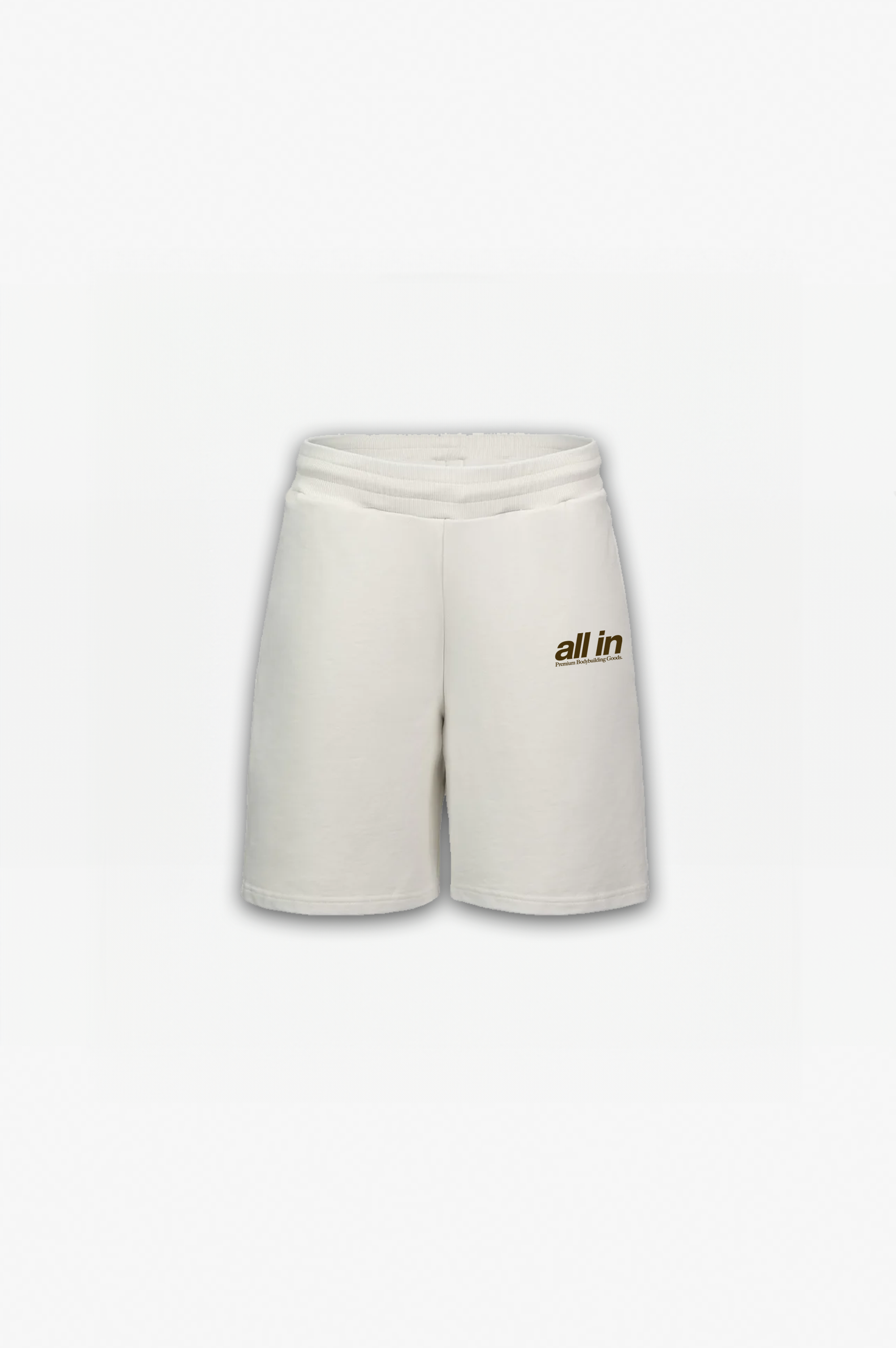 Premium Bodybuilding Goods Jersey Short Vintage White