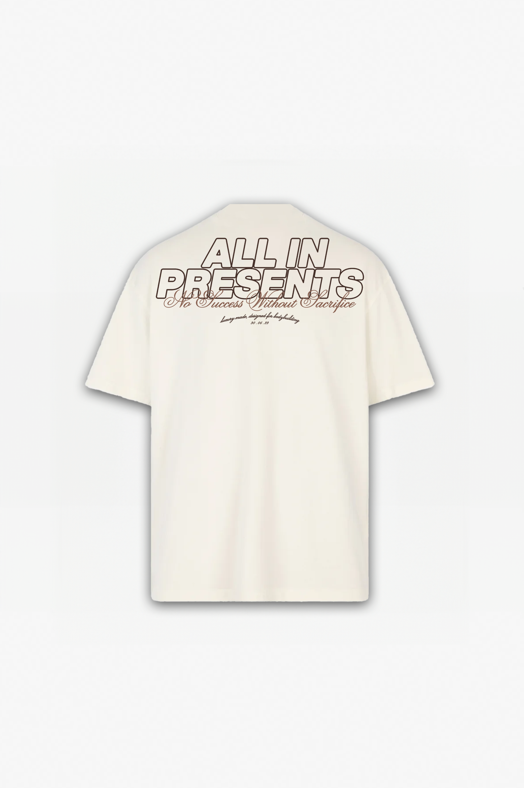 No Success Without Sacrifice T-Shirt Off White