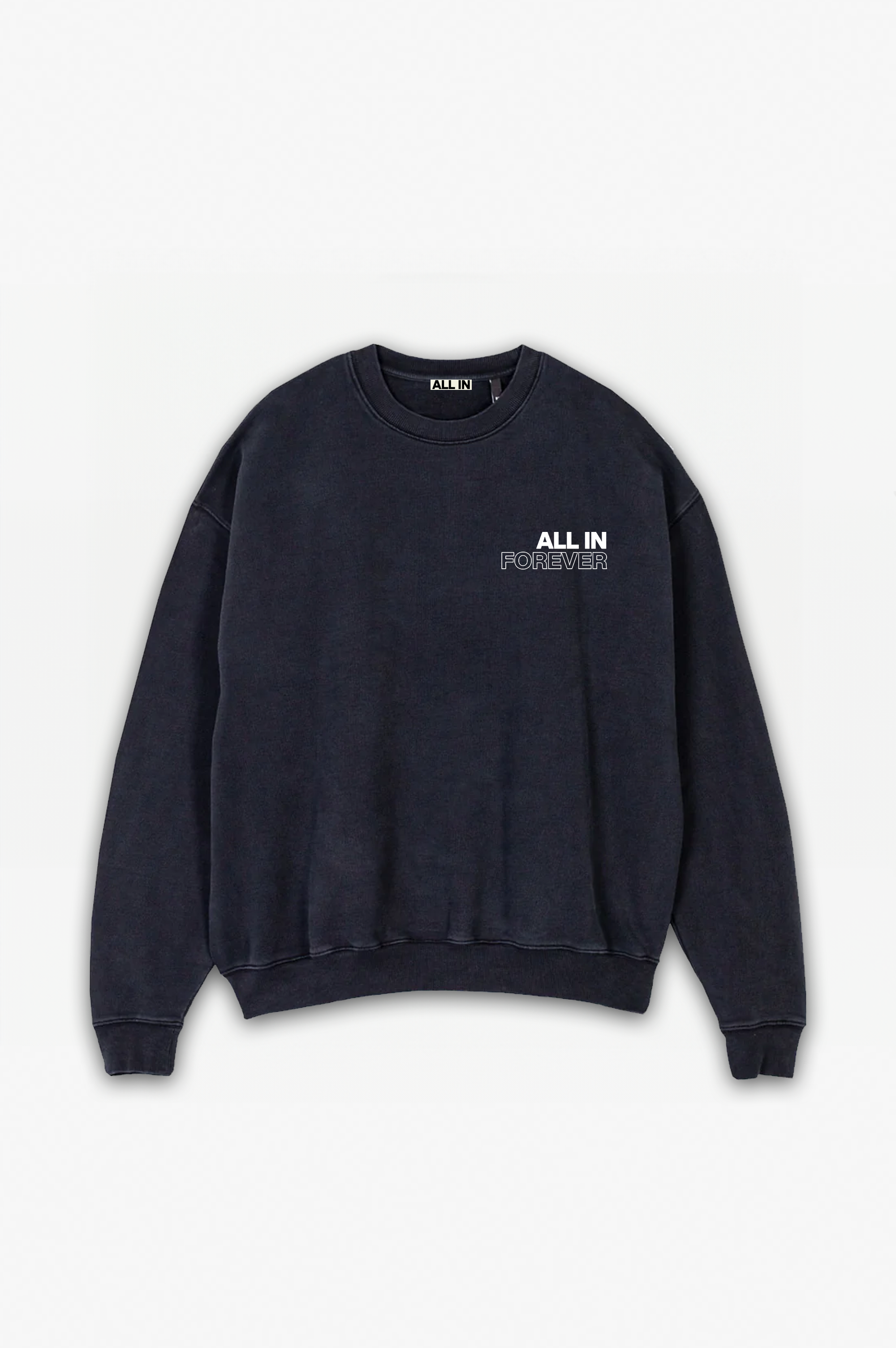 All In Forever: Vintage Black Sweatshirt