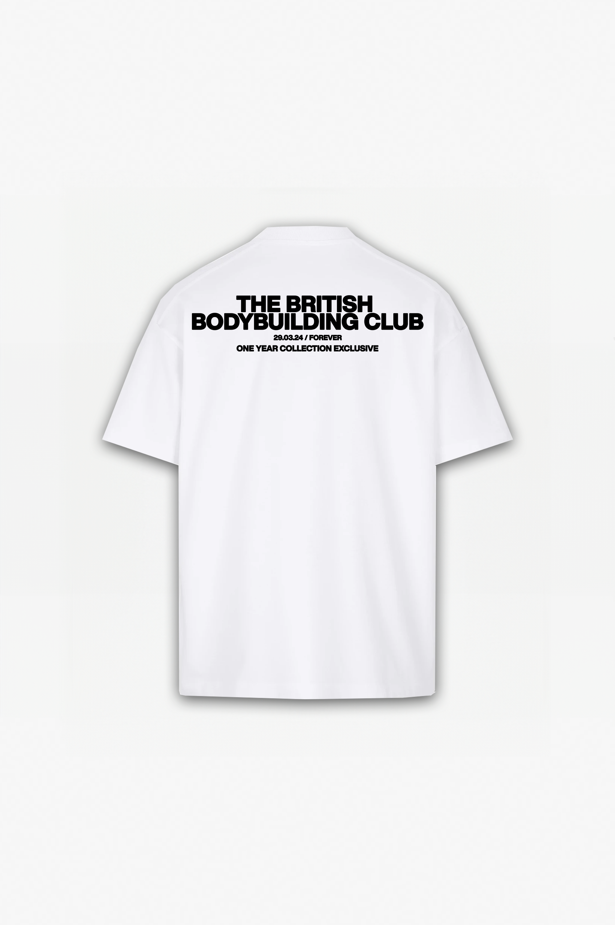 One Year: British Bodybuilding Club T-Shirt White